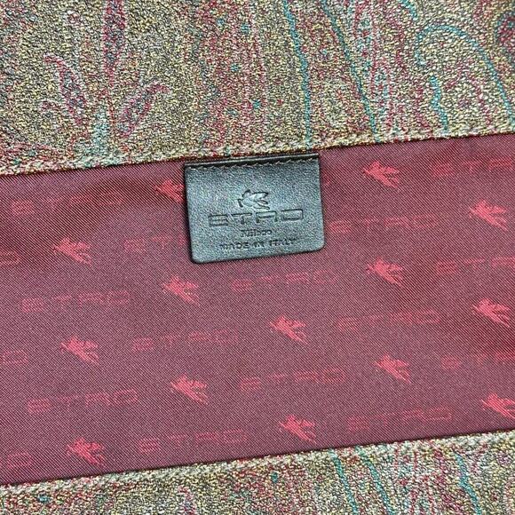 🌟 (VERY RARE) ETRO TIE TRAVEL CASE - PAISLEY PERFECTION 🌟 - Picture 6 of 14